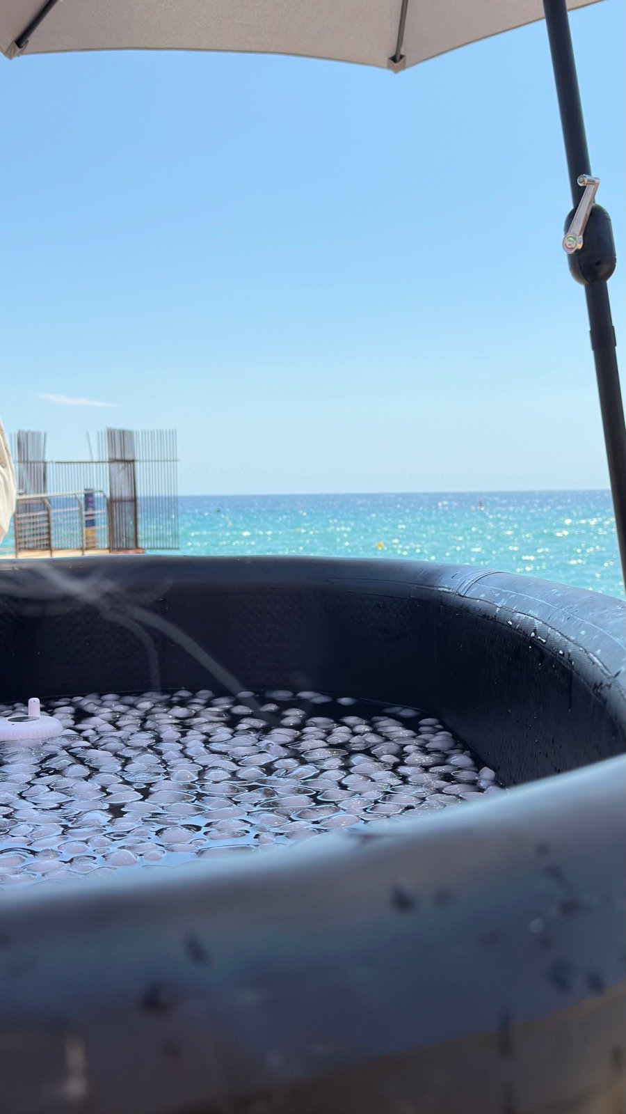 Ice Club Badalona guided ice bath session