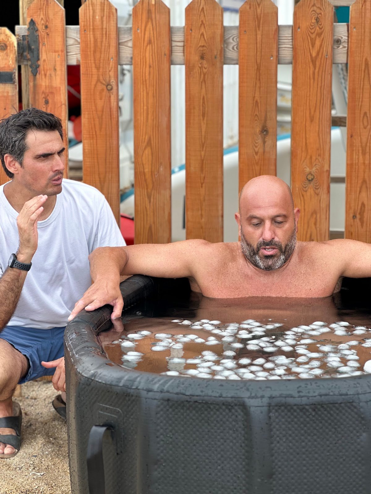 Cold exposure session with Emilio Garmendia