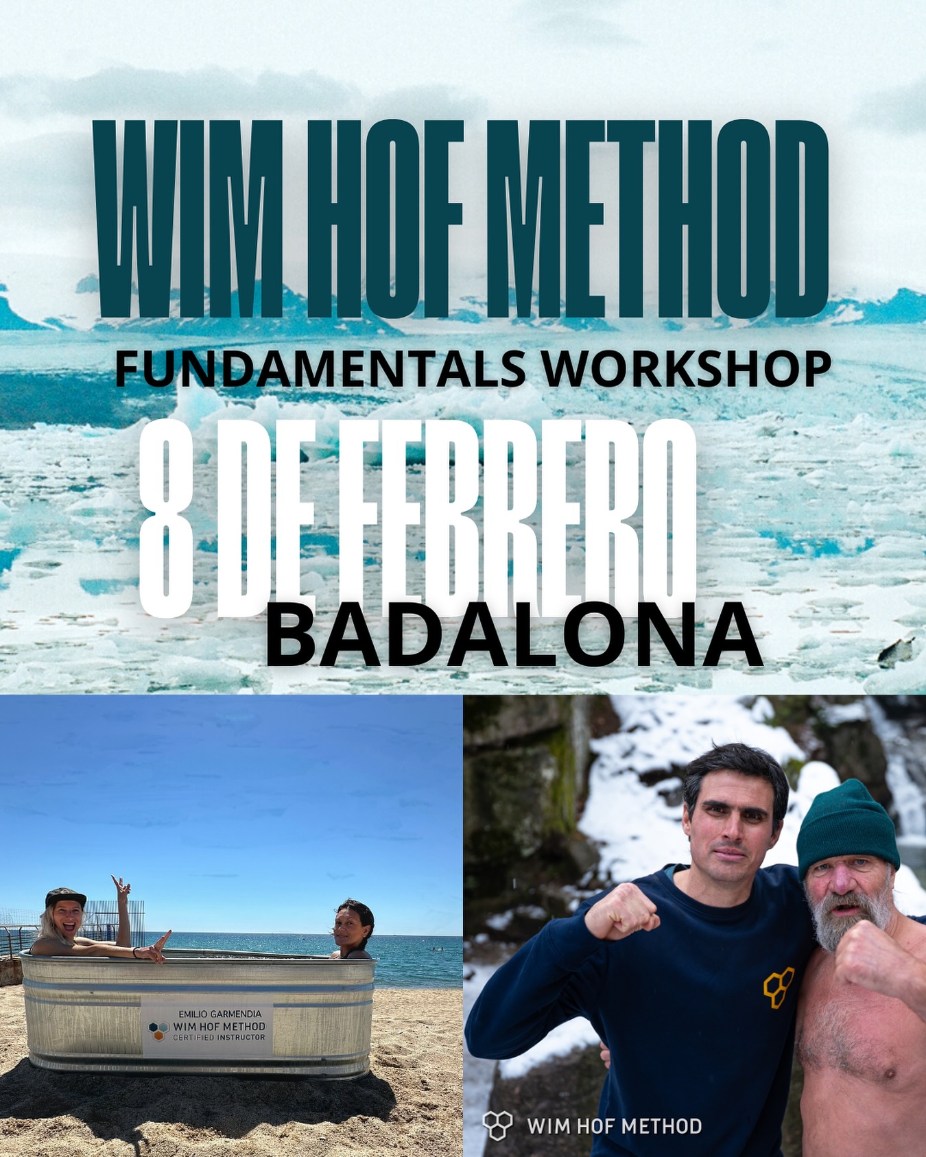 ¡Taller Método Wim Hof – Badalona!

El próximo 8 de febrero te invitamos a vivir una experiencia transformadora en Espaimar, Badalona, donde aprenderás a conectar con tu cuerpo, tu respiración y tu mente a través del Método Wim Hof.

Durante el taller trabajarás:

🫁 Respiración consciente para más energía, foco y control emocional
❄️ Exposición al frío de forma segura y progresiva
🫀Gestión del estrés y fortalecimiento del sistema inmune
🧠 Mentalidad, resiliencia y conexión cuerpo–mente

No es solo un taller, es una experiencia que te saca de la zona de confort y te devuelve al control.
Apto para principiantes y personas con experiencia previa.

📍 Lugar: Espaimar – Badalona
📅 Fecha: 8 de febrero
⏳ Plazas limitadas

Si sientes que es el momento de ir más allá, este taller es para ti.
Respira. Siente. Rinde.

#WimHofMethod #Wim Hof #RespiraciónConsciente #ExposiciónAlFrío
#Wellness #SaludIntegral #RendimientoHumano #GestiónDelEstrés
#Badalona #Barcelona #ExperienciaTransformadora #Espaimar