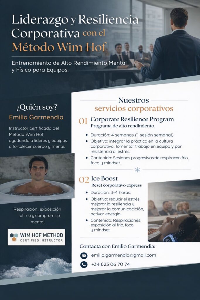 Wim Hof Method Emilio Garmendia Eventos Corporativos